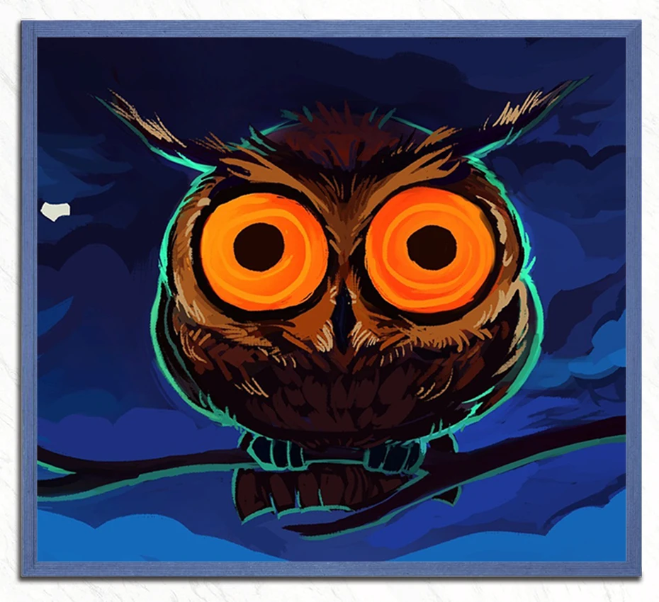 

Cartoon Owl 5D DIY Diamond Painting Embroidery Crystals Mosaic Animal Paintings for Kids Home Decoration Accessories