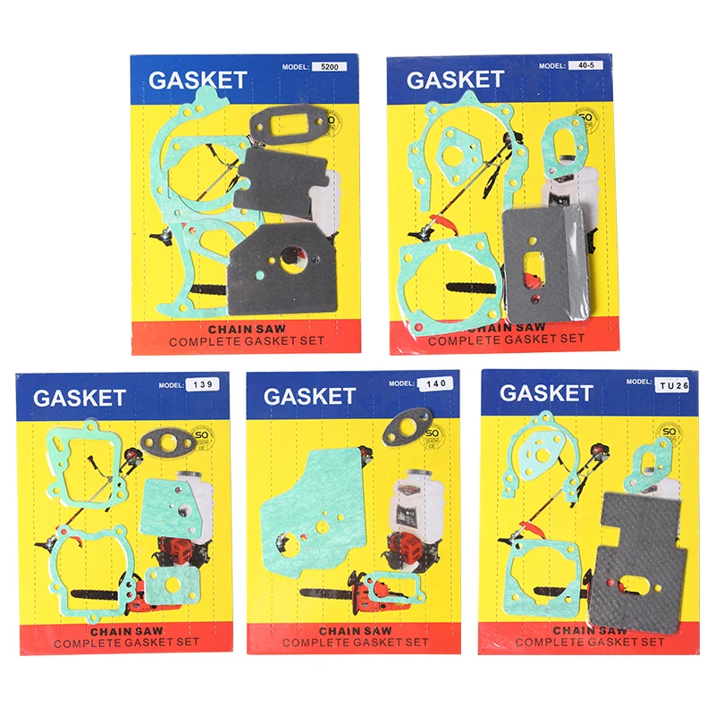 

FULL GASKET SET SEALING FOR CHAINSAW 4500 5200 BRUSH CUTTER GRASS TRIMMER 40-5 44-5 TL43 TL52 139F GX35 140 45CC 43CC 52CC
