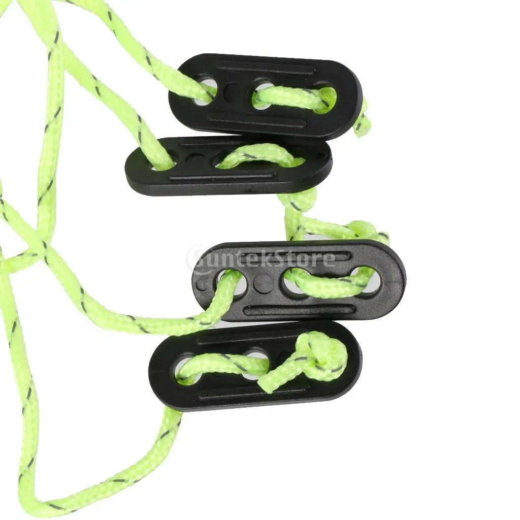 NatureHike Reflective Camping Tarp Tent Rope Runners Guy Line Paracord Red