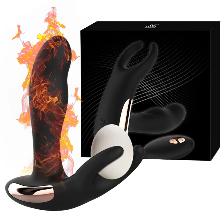Wireless Remote Control Rechargeable Heating Prostate Massager For Men