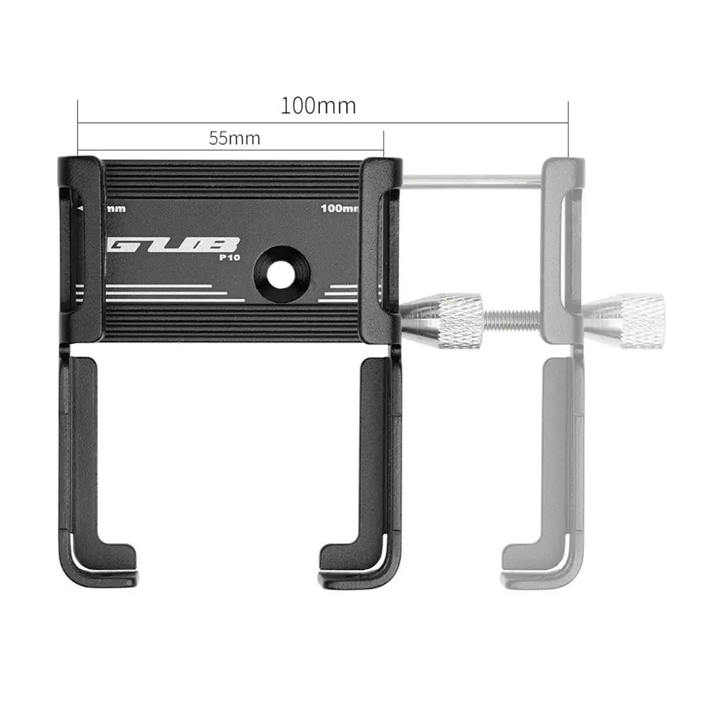 GUB P10 алюминиевый сплав держатель для мобильного телефона для велосипеда усовершенствованный четырехкоготный дизайн подставка для телефона для велосипеда электрический велосипед мотоцикл
