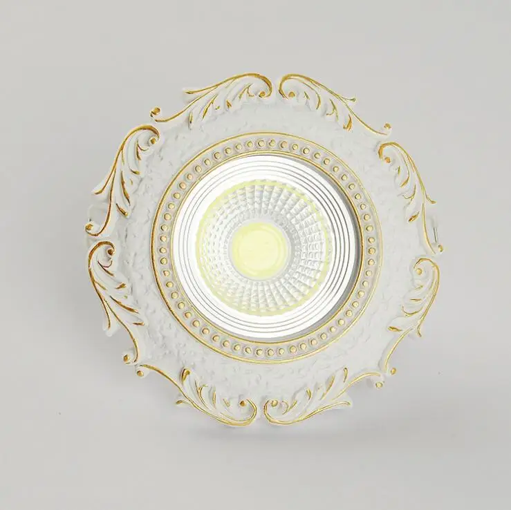 High quality LED ceiling lamp resin European commercial lighting hotel decorative aisle lights