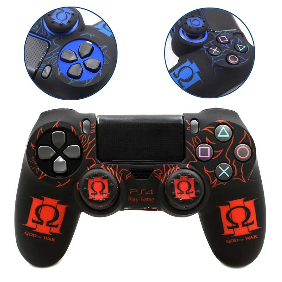 PS4/Slim/Pro Wireless Controller Pattern Silicone Protective Case Skin for Sony Playstation 4 PS4 Controller PS4/Slim/Pro Wireless Controller Pattern Silicone Protective Case Skin for Sony Playstation 4 PS4 Controller