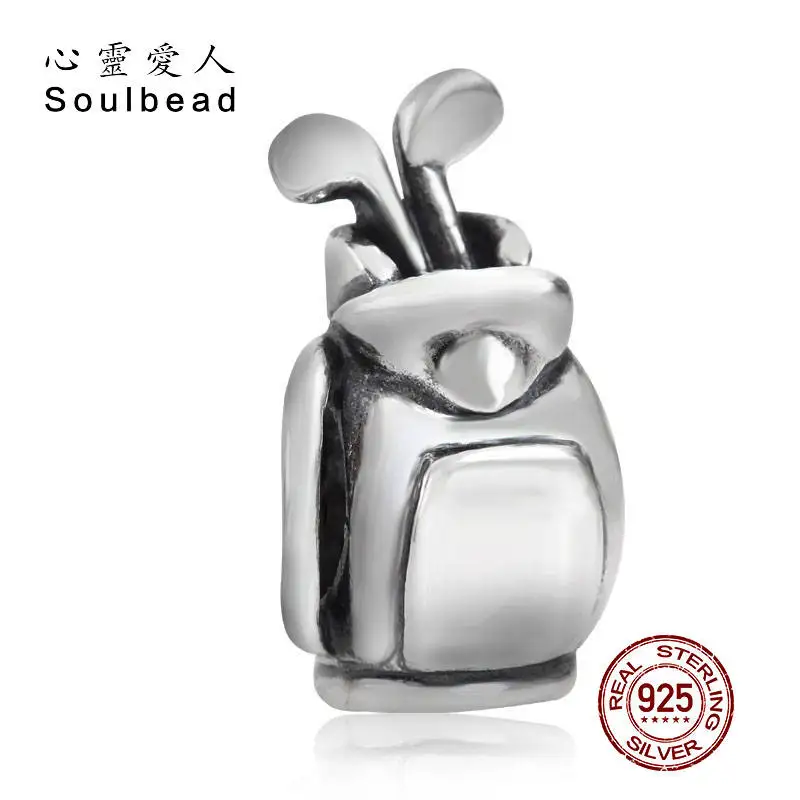 Soulbead из стерлингового серебра 925 пробы спортивные фигурки подвески для гольф