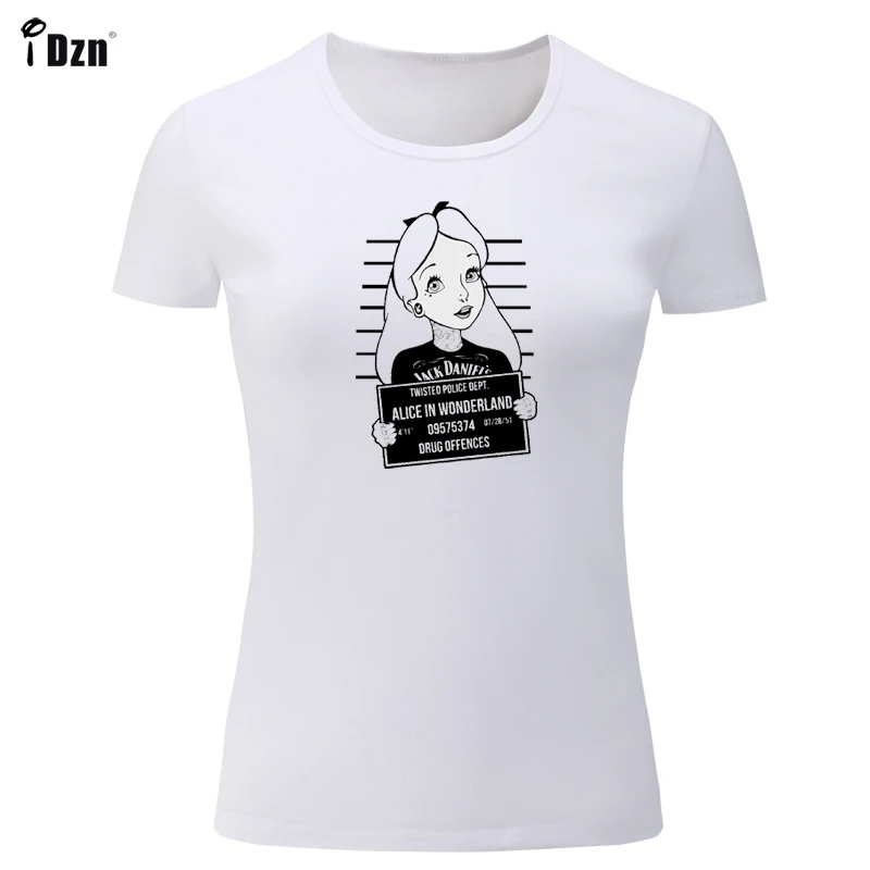 Футболка iDzn Rebel Tattoo Alice футболки с принцессой женская коротким рукавом