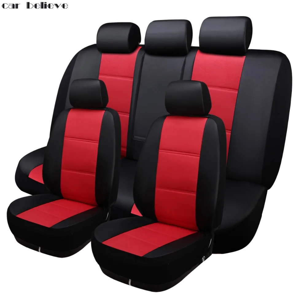 

Car Believe Universal car seat cover For hyundai ix25 skoda octavia a5 peugeot 308 opel astra j toyota avensis car accessories