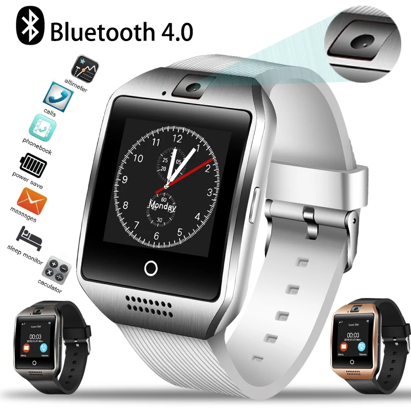  LIGE 2019 New Mens Bluetooth Smart Watch Women sport Pedometer Clock LED Large screen color Touch S - 33000086580