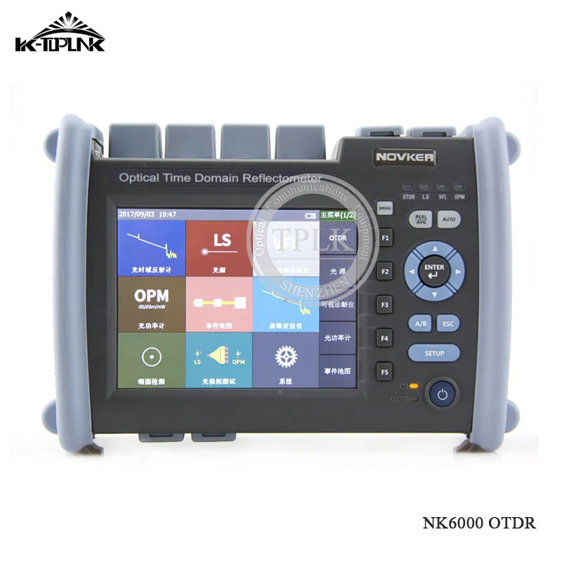 

Handheld OTDR NK6000 1310/1550/1625nm 37/35/35dB optical fiber fault detector cable breakpoint tester Optical fiber length fault