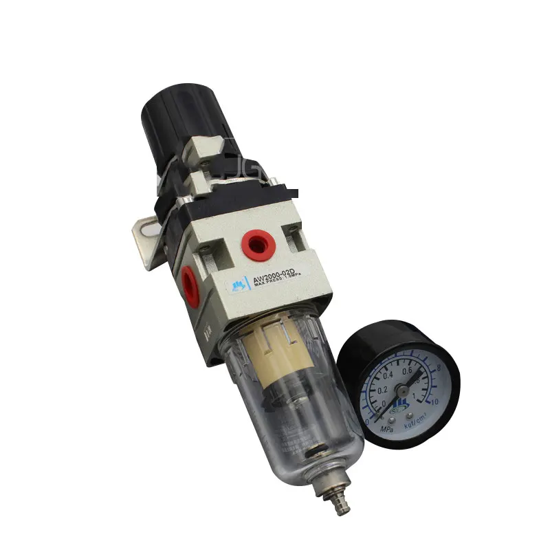 

Pneumatic air filter regulator auto drain AW2000-02D 1/4 inch with Copper cartridge SMC type air treatment units