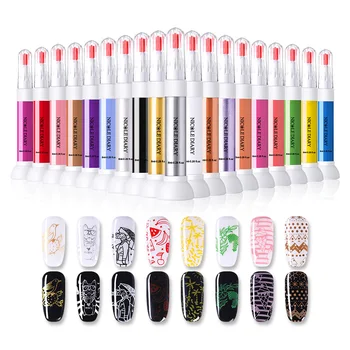 

NICOLE DIARY Stamping Polish Nail Polish Stamp Polish Nail Art Varnish Nail Art Printing Polish for DIY Stamping