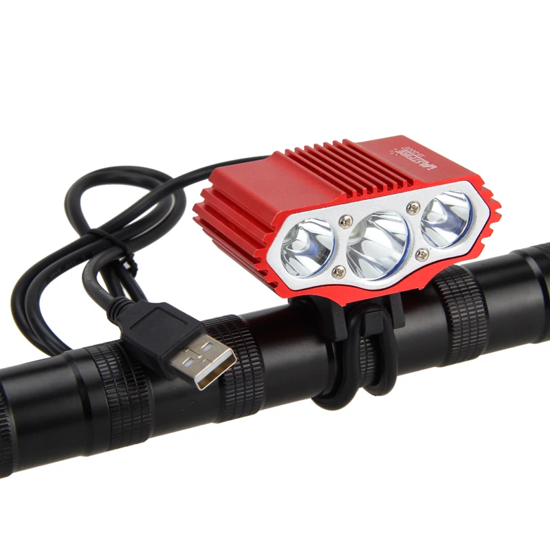 USB велосипедный светильник на руль 15000лм 3x T6 светодиодный головной велосипедный передний светильник фонарь для велоспорта горная дорога вспышка светильник