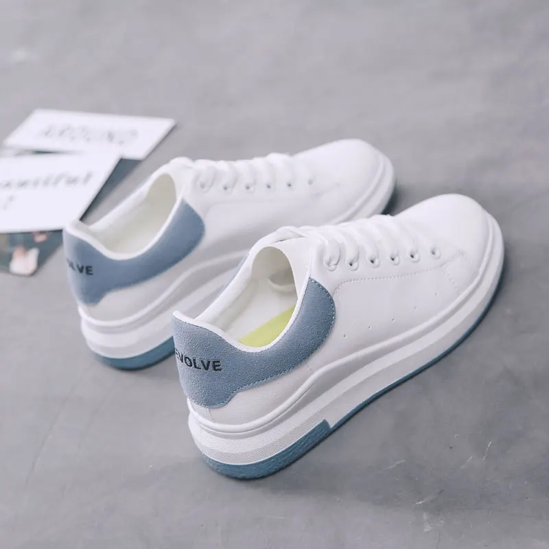 White Shoes For Women Female Thick Gym Shoes Woman Ventilation Hundred