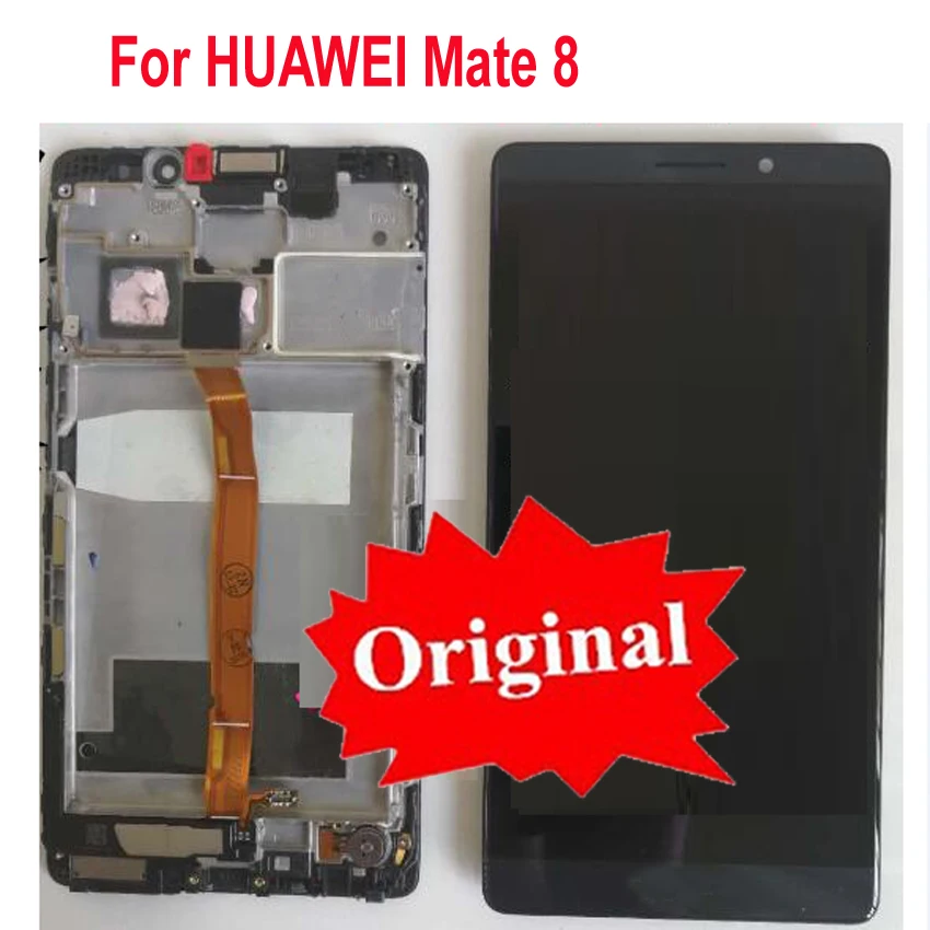 

Original Best Working LCD Display Touch Screen Digitizer Assembly with Frame For HUAWEI Mate 8 Mate8 NXT-L29 Phone Sensor Parts