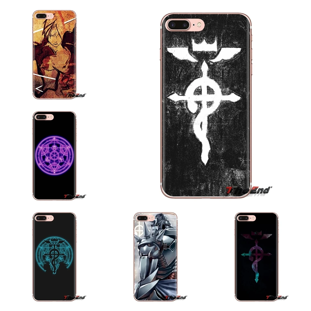 

For Huawei Mate Honor 4C 5C 5X 6X 7 7A 7C 8 9 10 8C 8X 20 Lite Pro Soft Transparent Shell Covers Anime Fullmetal Alchemist