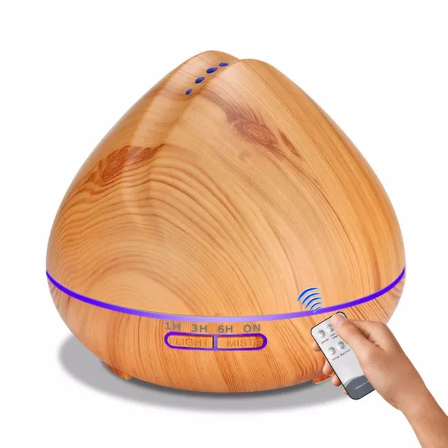 Remote Control Humidifier Essential Oil Diffuser With 7 Color LED Humidificador 300ml 500ml Ultrasonic Aroma Diffuser For Home 4