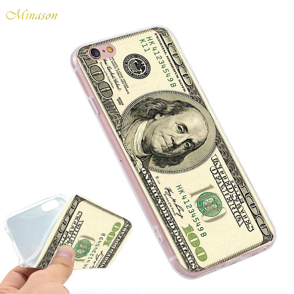 Винтажный чехол с большими денежными долларами и фунтами для iPhone X 5 5S XR XS Max 6 6S 7 8