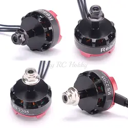 4 шт./лот RS2205 2300kv бесщеточный двигатель RS 2205 для FPV RC гоночный Drone Quad QAV-R martian II 220 мм QAV-X 214 мм