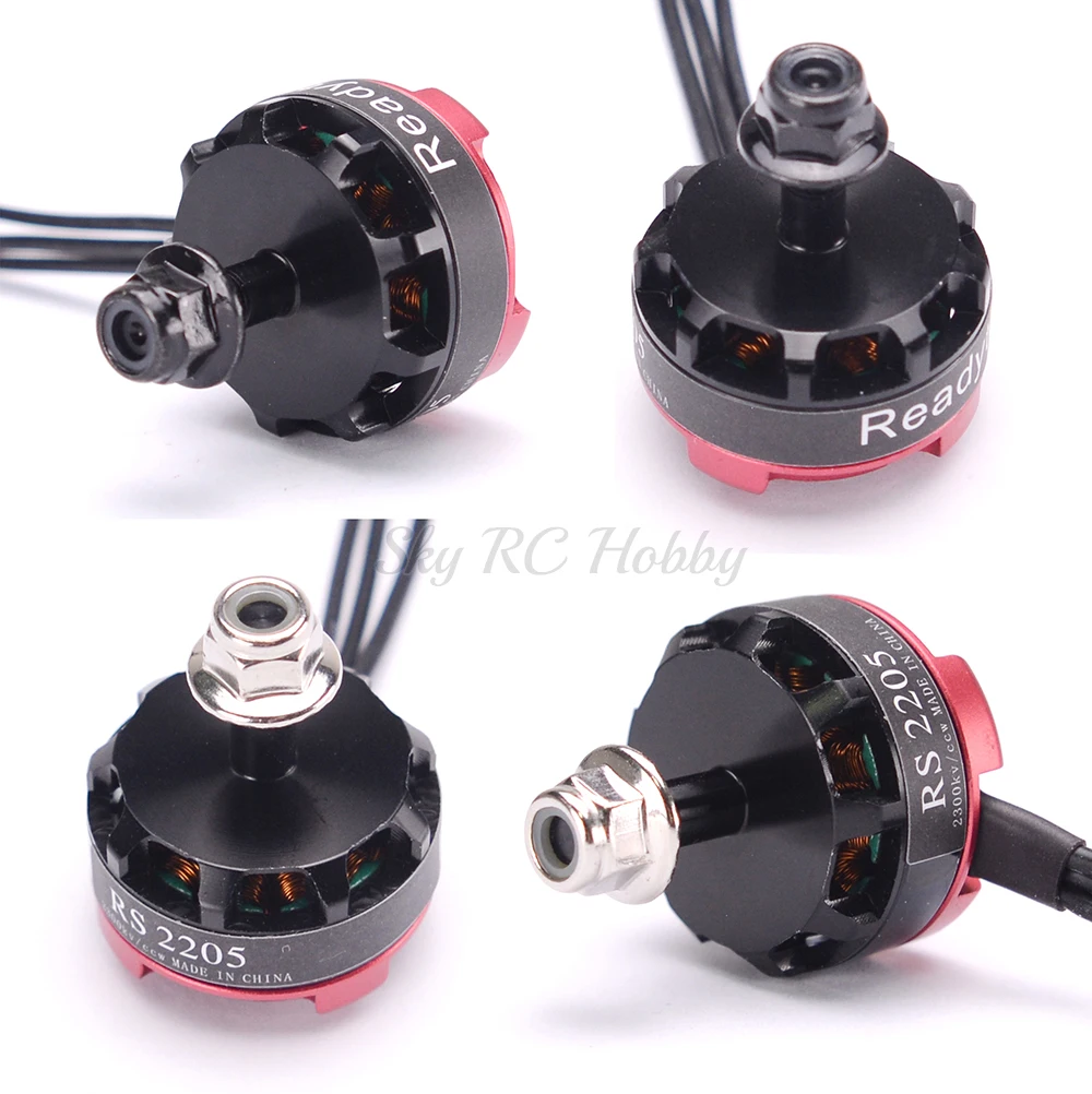 4 шт./лот RS2205 2300kv бесщеточный двигатель RS 2205 для FPV RC Racing Drone Quad QAV R Martian II 220 мм X 214