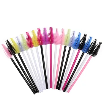 

500pcs Disposable Eyebrow Brush Water Drop Shape Nylon Material Lashes Makeup Brushes Eyelash Extension Tools Mascara Wands