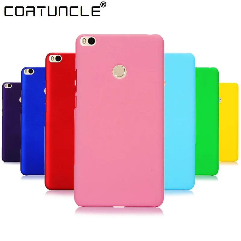 

COATUNCLE Phone Case sFor Fundas Xiaomi Mi Max 2 case For Coque Xiaomi Mi Max 2 Candy Color Hard plastic PC cover phone cases