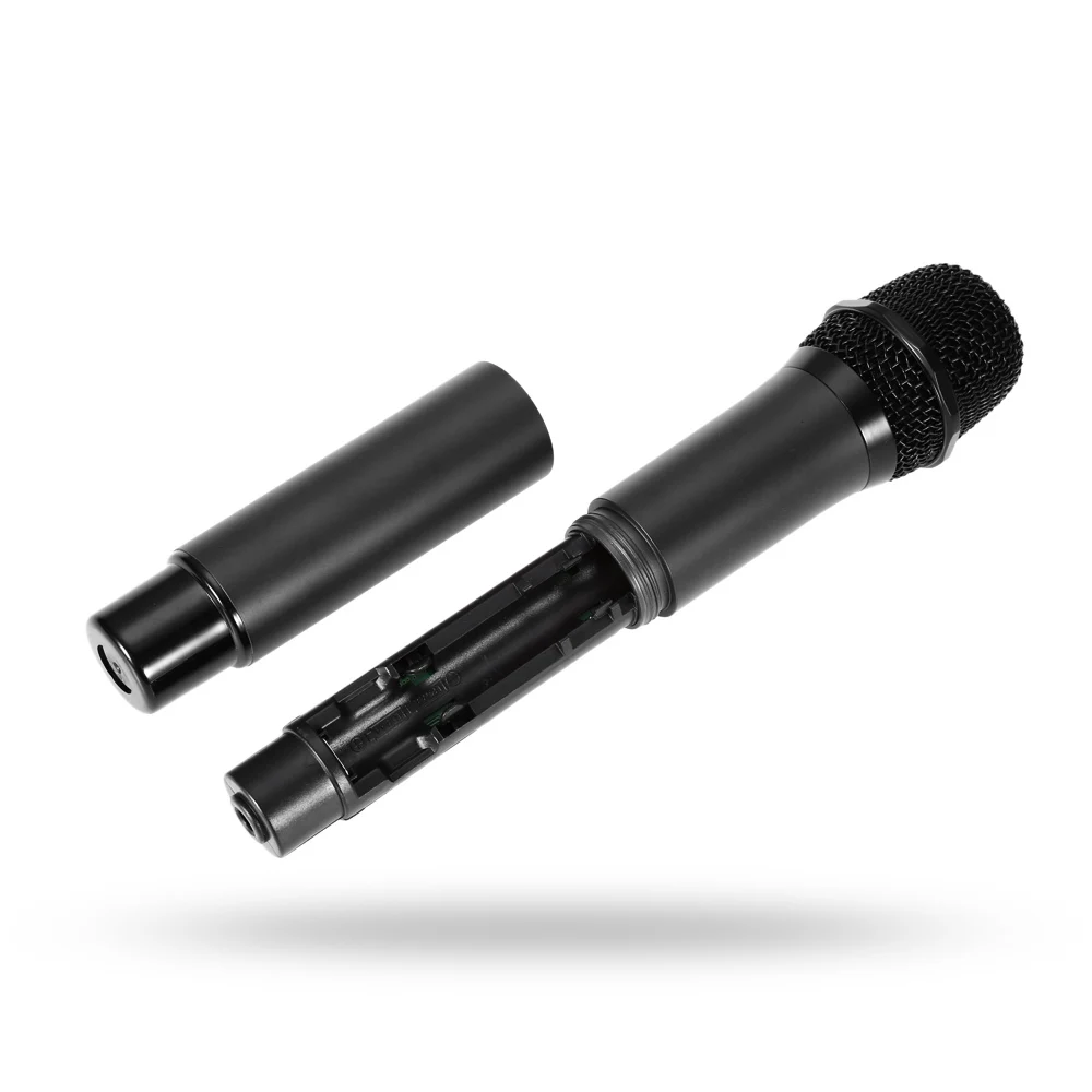 Weisre U 8030 Профессиональный Двухканальный UHF Беспроводной КТВ Микрофон комплект 2