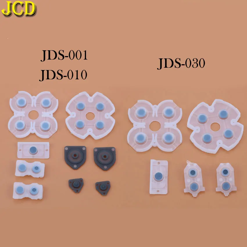 

JCD 1Set For Sony DualShock 4 JDS-001 JDS-010 JDS-030 Silicone Conductive Adhesive Button for Sony PS4 Controller