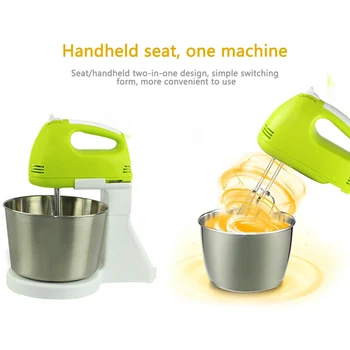 

Electric Stand Mixer 7-Speed Setting Power Egg Beater Kitchen Mixer with Dough Hooks Beaters XHC88