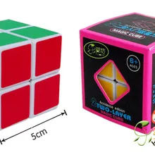 Волшебный кубик Профессиональный 2x2 50 мм скоростной Карманный стикер головоломка куб профессиональные Развивающие игрушки для детей использование для матча