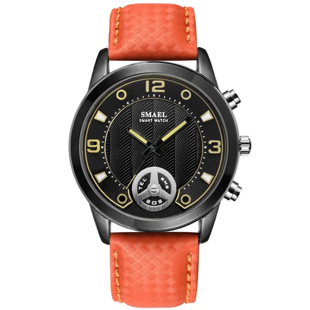 

Men Watches Digital SMAEL New Alloy Watch Big Dial Bluetooth Watch Smart Clock Men Sport Waterproof SL1385 Digital Watch Luxury
