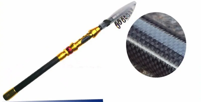 Exclusive Quality 99% Carbon Fiber Long Casting Fishing Rod Mini Folding Telescopic Fishing Rod for Sea Fishing 1.8 - 3.6m (13)