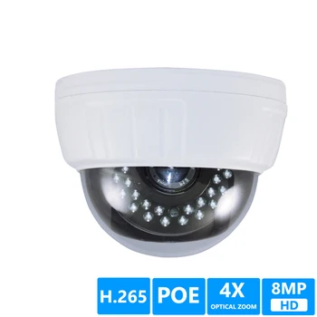 

H.265 8MP 5MP SONY335 POE Dome IP Camera 4X ZOOM 2.8-12mm Lens Motion Detection Night Vision ONVIF P2P Security IP Camera