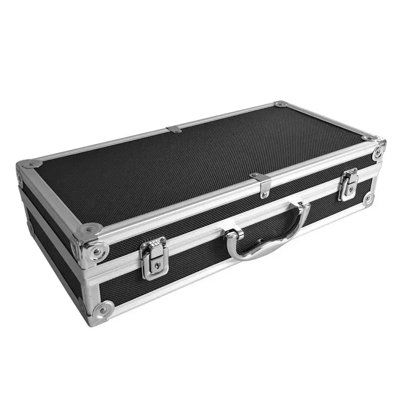 16" Aluminum Locking Foamed Tactical Pistol Handgun Case Carrying