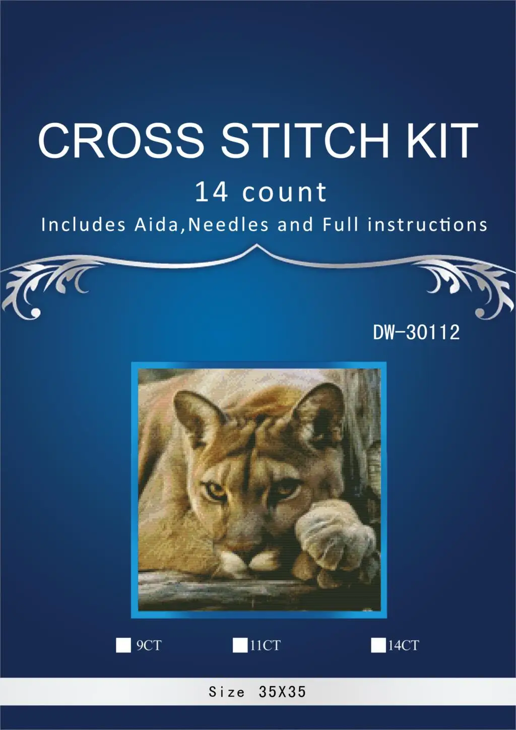 

cross stitch Lion Embroidery cross-stitch kits Needlework full Era 14CT Embroidery home decoration accessories 8