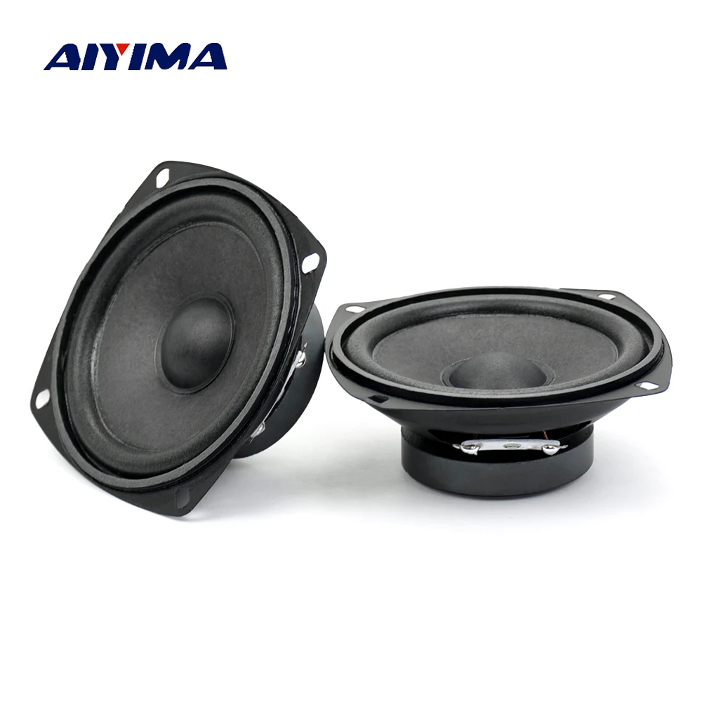 

Aiyima 2PC 3inch Audio Speaker 4ohm 10W Full frequency Speaker For Audio Satellite Box DIY