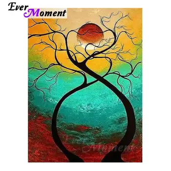 

Ever Moment Tree Cartoon Diamond Painting Picture Mosaic Needlework Cross Stitch Diamond Embroidery Full Square Drill S2F1466