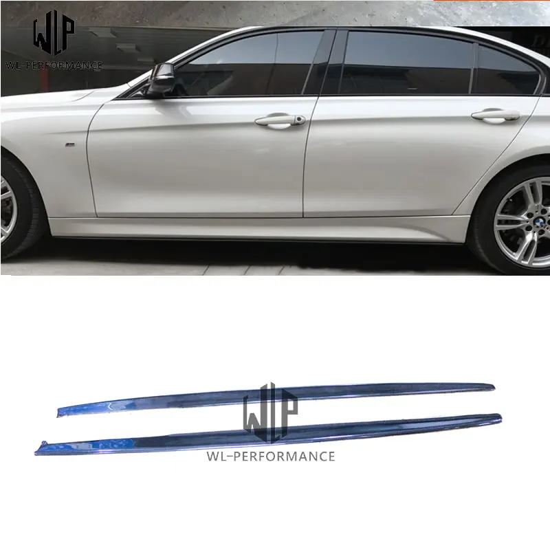 

3series F30 Carbon Fiber Auto MP style Side Skirts Car Body Kit Fits For BMW F30 320i 328i 335i 2012-UP