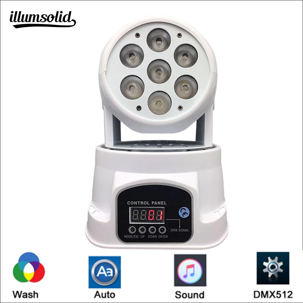 

DMX 4in1 RGBW Color Stage Light Effect Light fixture for Party Disco Nightclub Bar