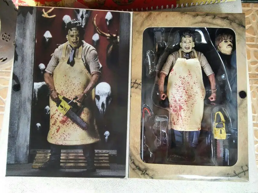 Новый NECA 40TH Юбилей Ultimate кожаное классический террор фильм Техас Бензопилы резня 7 "фигурку