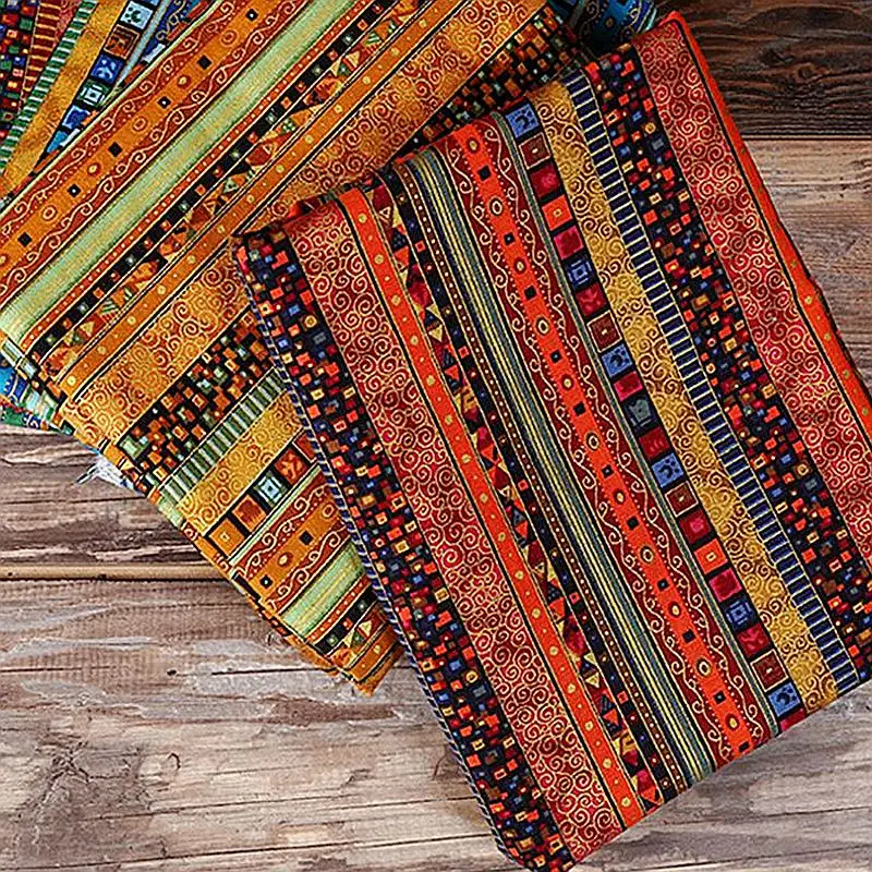 sewing fabric bronze batik Nigeria printied cotton fabric for DIY dress