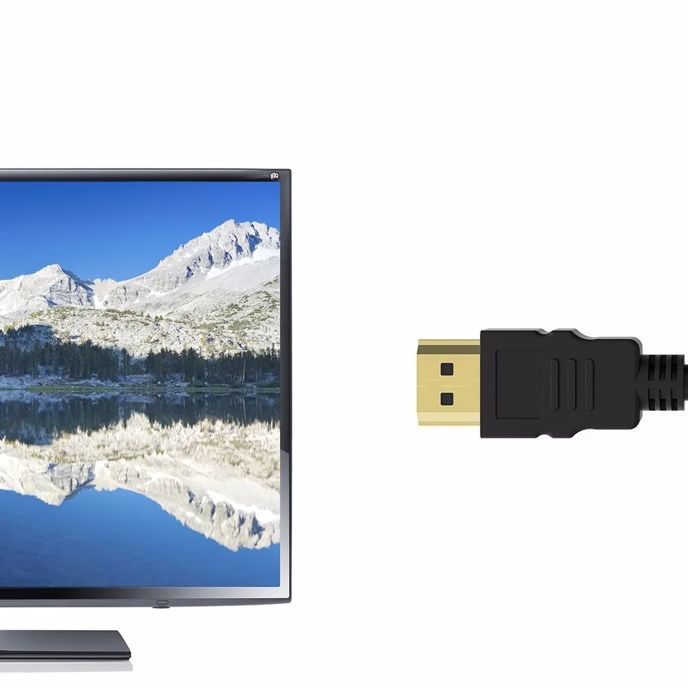 Бесплатная доставка 1 м 2 м 3 м 5 м 100 шт./лот Золото HDMI к кабелю HDMI аудио и видео V1.4 ведущий для телевизоров консолей