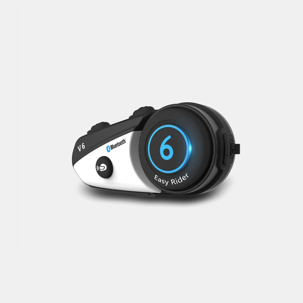 

BT Bluetooth Motorcycle Helmet Interphone Intercom Headset Riders V6 Helmet Headset Wireless Motorbike Headsets Handsfree