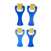 4 шт. желтая Губка Кисть-губка уплотнение кисть-губка оригинальная пластиковая ручка детская краска ing граффити детские игрушки для рисования