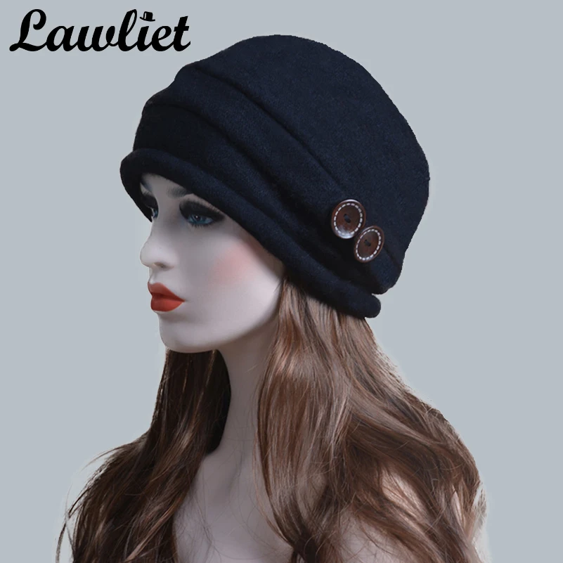 Lawliet Beanies Bonnet en laine pour femme