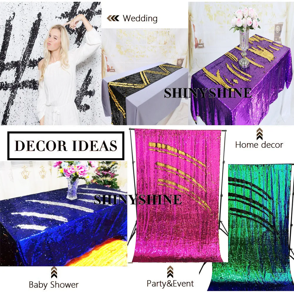 Mermaid Reversible Sequin Fabric  (4)