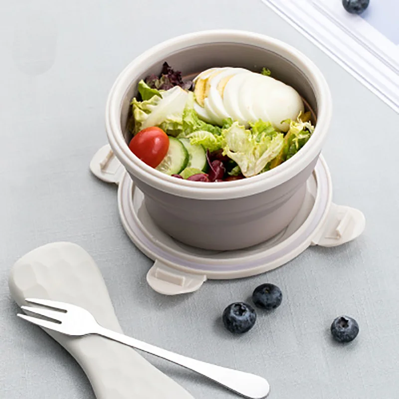 Portable Outdoor Tableware Ultralight Foldable Camping Bowls Hiking