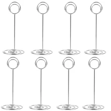 8 шт. высокий провод номер место карта стол стенд фото Памятка Примечание фото зажимы держатель Свадебная вечеринка Офис Школьные принадлежности