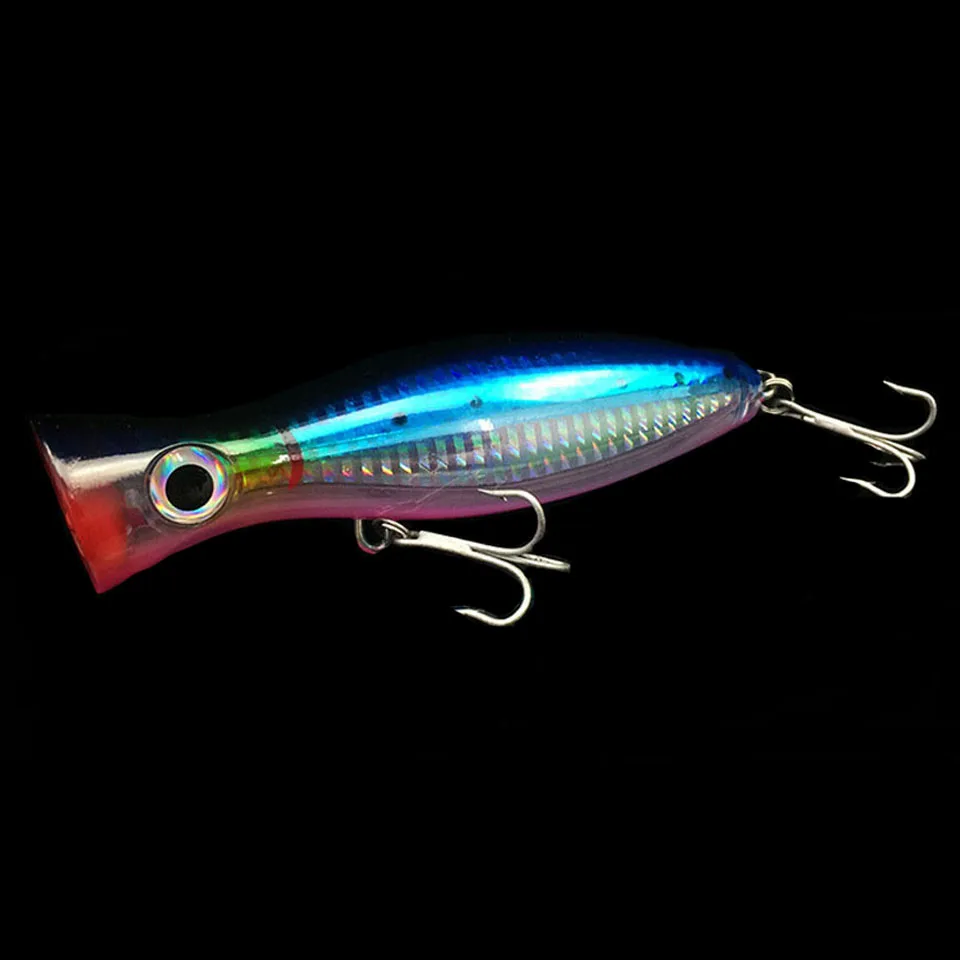 

WALK FISH 1PCS 12cm 42g Big Fishing Popper Lure Hard Fishing Baits Top Water Lure Saltwater Fishing Lure Artificial Bait Pesca