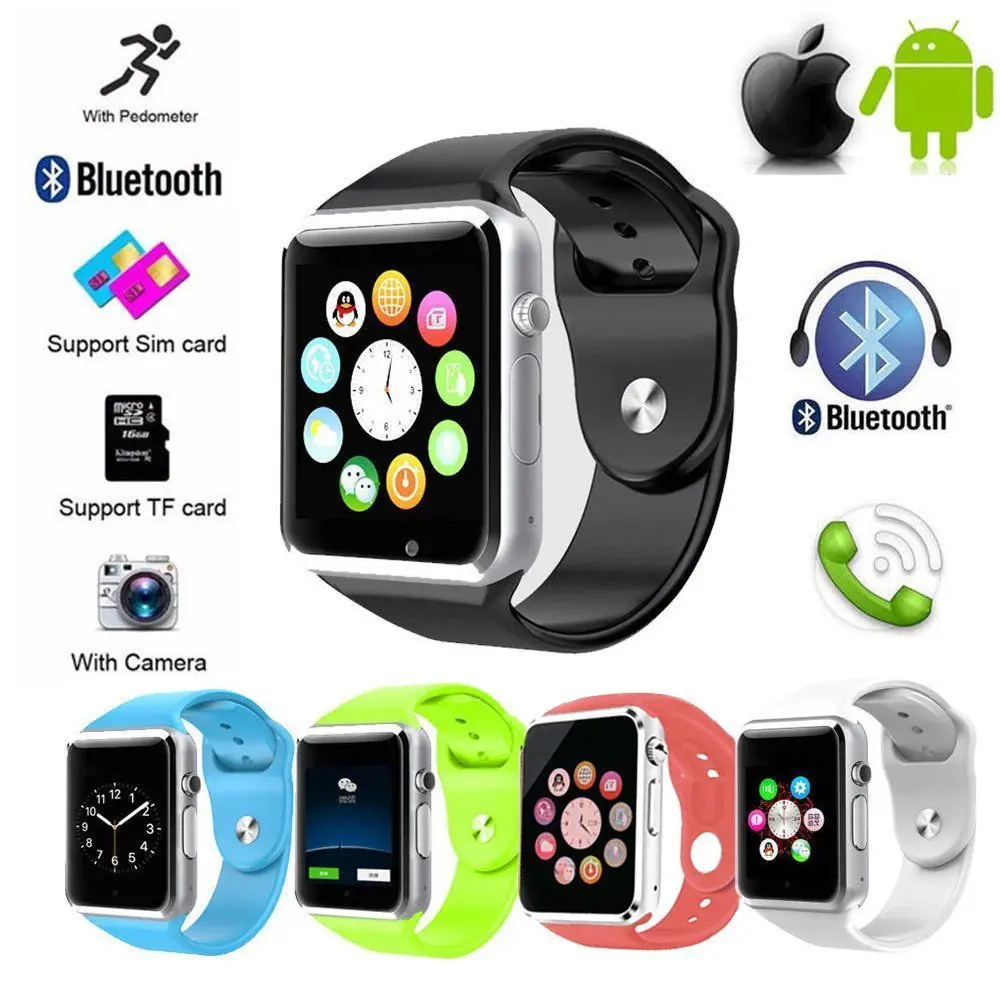 A1 Bluetooth GSM SIM font b Smart b font Wrist font b Watch b font Phone A1 Bluetooth GSM SIM font b Smart b font Wrist font b Watch b font Phone
