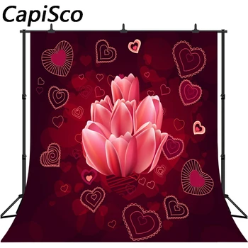 

Capisco Valentine's Day Background Customized Picture Photo Studios Backdrops Vinyl Photography Backgrounds