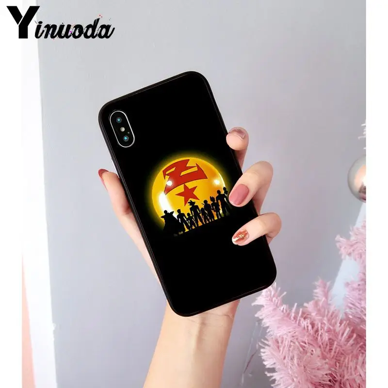Yinuoda Dragon Ball Z Super DBZ Goku модный Coque чехол для телефона для iPhone X XS MAX 6 6S 7 7plus 8 8Plus 5 5S XR - Цвет: A4